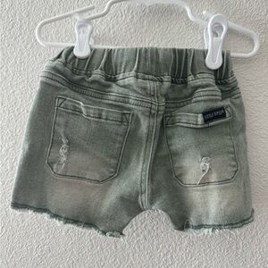 Little Bipsy Cutoff Green Shorts
